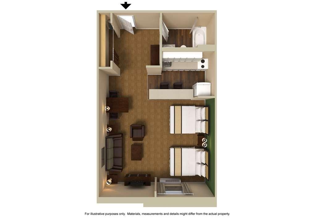 Extended Stay America Suites - Chicago - Lombard - Yorktown Center Номер фото